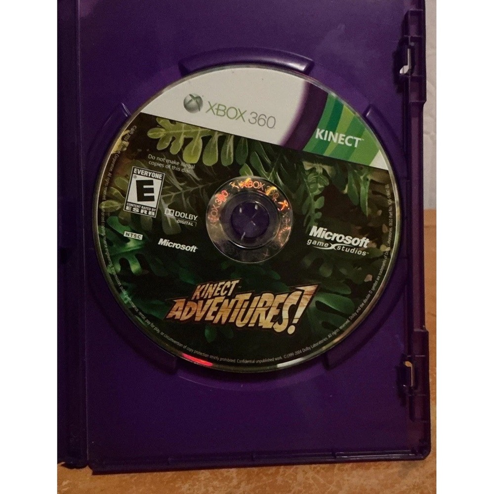 Kinect Adventures! (Xbox 360 & Xbox One Compatible), Some Scratches, Not Tested - Picture 5 of 9